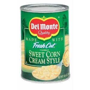 Del Monte Sweet Corn Cream Style 14 oz  Grocery & Gourmet 
