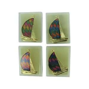 Bulk Pack of 48   Sailboat fashion pin (Each) By Bulk Buys 