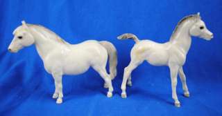   Plastic White Horse & Pony Figurine Toys Breyer Molding Co  