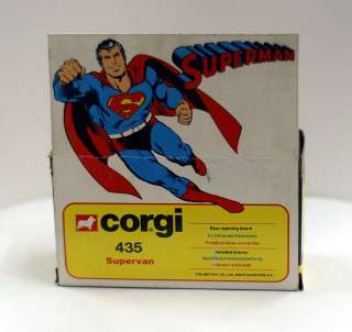 CORGI TOYS 435 SUPERMAN SUPERVAN MIB  
