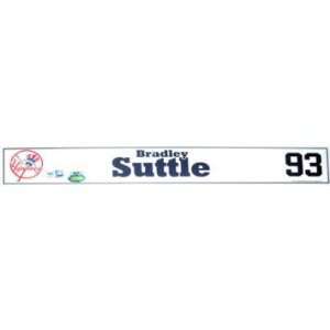  Bradley Suttle Nameplate   NY Yankees 2011 Spring Training 