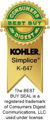Kohler K 647 VS Simplice stainless pull down faucet  