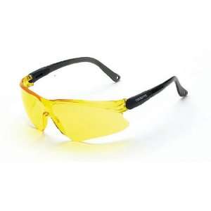 Crossfire Viper Frameless Safety Glasses Yellow Lens   Black Frame 