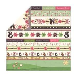 Sivils Max & Mollie Double Sided Paper 12X12 Border Strips/Mollie 