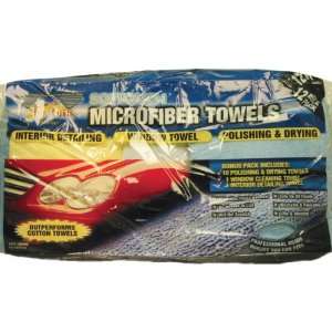   Gliptone Softouch Microfiber Towel Value Pack (12 Towels) Automotive