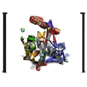  Star Fox Game Fabric Wall Scroll Poster (22x16) Inches 