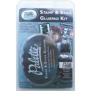  Stewart Superior Stamp and Stick Gluepad Kit, Black Arts 