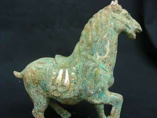 Vintage Curio Antique Bronze Horse Statue Animal  