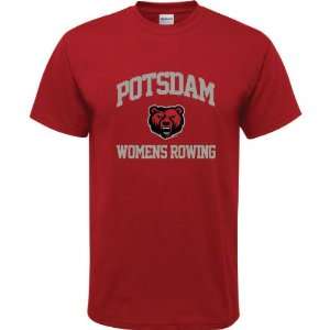  SUNY Potsdam Bears Cardinal Red Youth Womens Rowing Arch 