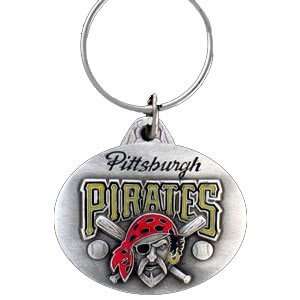 Pittsburgh Pirates Oval Pewter Keychain