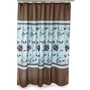  Popular Bath Cabra Shower Curtain, Aqua