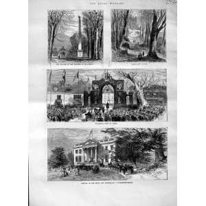  1871 ROYAL WEDDING CLAREMONT HOUSE ARCH ESHER CHURCH