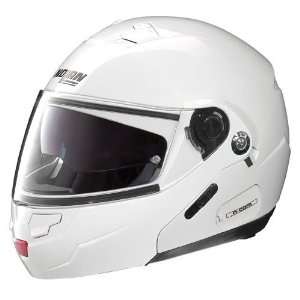  Nolan N90 N Com Modular Motorcycle Helmet White Large L 