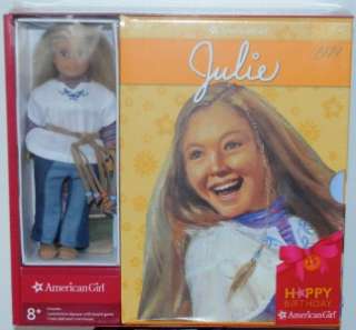 American Girl Julie 6 Mini Doll 6 Book Set Happy 25th Birthday NIP 