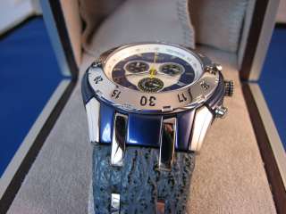 Nicolet model nt322114bubl Swiss Quartz Chronograph Date Watch MSRP $ 