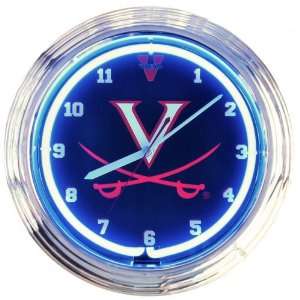  Virginia Cavaliers Retro Diner Neon Clock Sports 