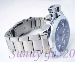 Trendy Stainless Steel Japan Quartz Led Men wrist watch  