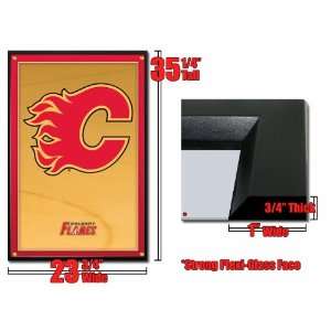 Framed Calgary Flames Nhl Logo Poster Fr 4594