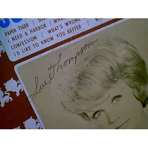  Thompson, Sue Paper Tiger LP 1965 Signed Autograph Rock 