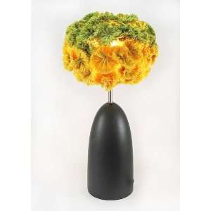  Floral Lamp Shade   YellowithGreen