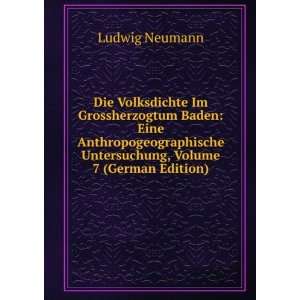   Untersuchung, Volume 7 (German Edition) Ludwig Neumann Books