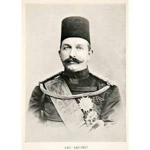  1911 Print Egyptian Khedive Abbas Il Hilmi Bey Sudan Military 