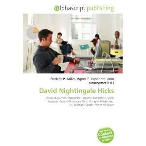  David Nightingale Hicks (9786133613508) Books