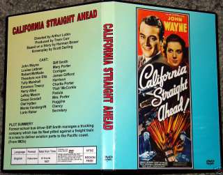 CALIFORNIA STRAIGHT AHEAD   DVD   John Wayne  