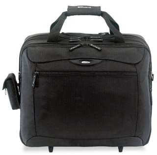 New Targus Rolling Travel Laptop Case Black Nylon Bag Briefcase 18 x 