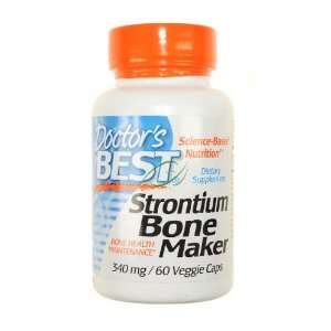 Strontium Bone Maker, 60 Veggie Caps, From Doctors Best