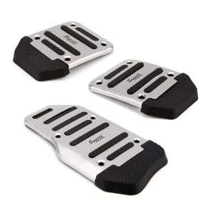  Black Race Style Pedal Cover Kit for Manual Transmissions Automotive