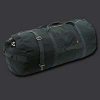 R32   Side Zip Duffle Bag, Black, XL