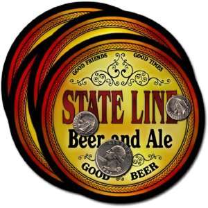 State Line, ID Beer & Ale Coasters   4pk