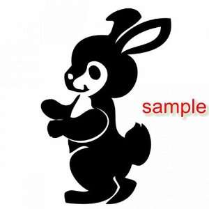  RABBIT CARTOON WHITE 13 VINYL DECAL STICKER Everything 