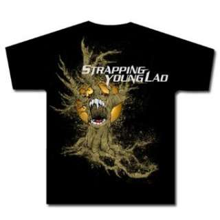  STRAPPING YOUNG LAD   Tree   Black T shirt Clothing