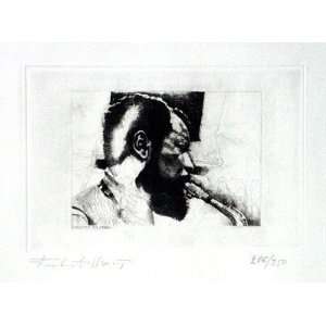  Ornette Coleman by Robiati Maurizio   13 5/8 x 20 inches 