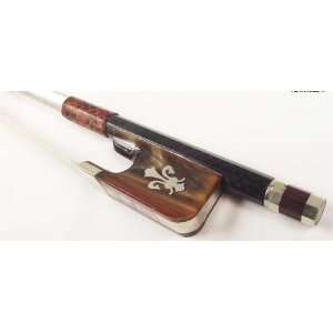  D Z Strad #715 Cello Bow Ox horn Carbon Fiber Flower Inlay 