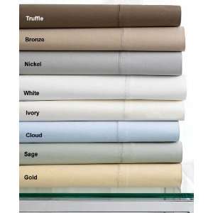   600 TC Thread Count King White Flat Sheet (Clearance)