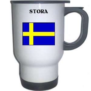  Sweden   STORA White Stainless Steel Mug Everything 