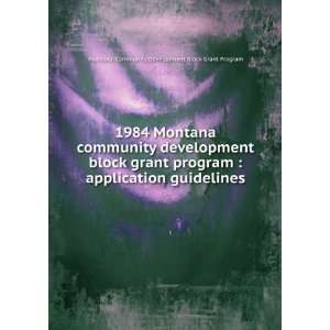  1984 Montana community development block grant program 