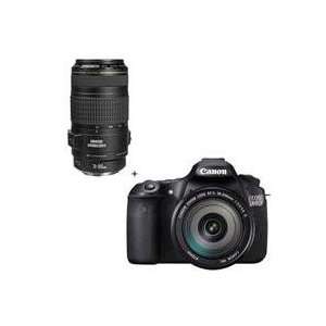  / Lens Kit, Black with EF 18 200mm f/3.5 5.6 IS Lens & Canon EF 70 
