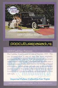 1938 CADILLAC SIXTEEN 16 Dream Cars PICTURE PHOTO CARD  