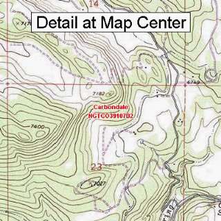   Topographic Quadrangle Map   Carbondale, Colorado (Folded/Waterproof