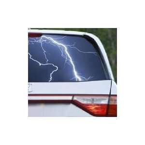  Lightning see through car decal 