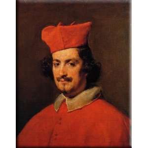 Cardinal Camillo Astalli 13x16 Streched Canvas Art by Velazquez, Diego 
