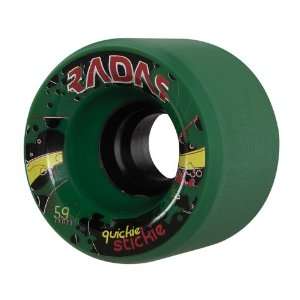 Radar Quickie Stickie Green Skate Wheels 8 Pack 95A Hardness and Size 