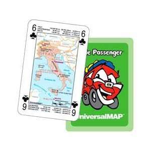 World Map Playing Cards