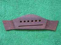 Luthier   Indian Rosewood Steel String Bridge   New  