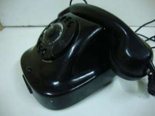 Old Telephone black VINTAGE bakelite PHONE antique  