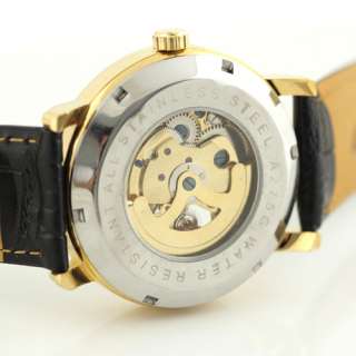 Luxury Automatic Mechanical Gold Steel Case CHRO Mens Wrist Watch 